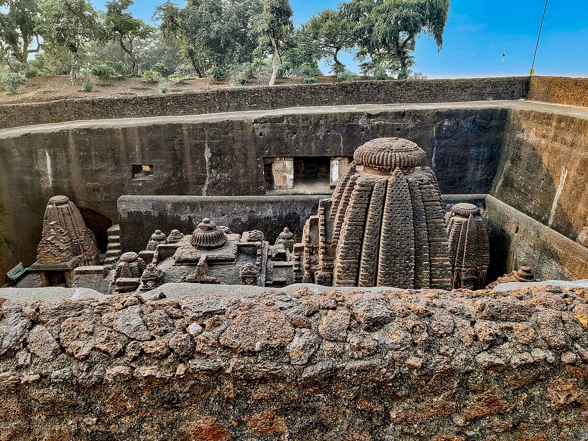 The Dharmrajeshwar group of rock-cut Hindu temples 