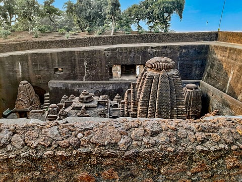 The Dharmrajeshwar group of rock-cut Hindu temples 