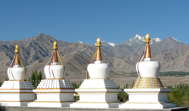 Stupas at Choglamsar