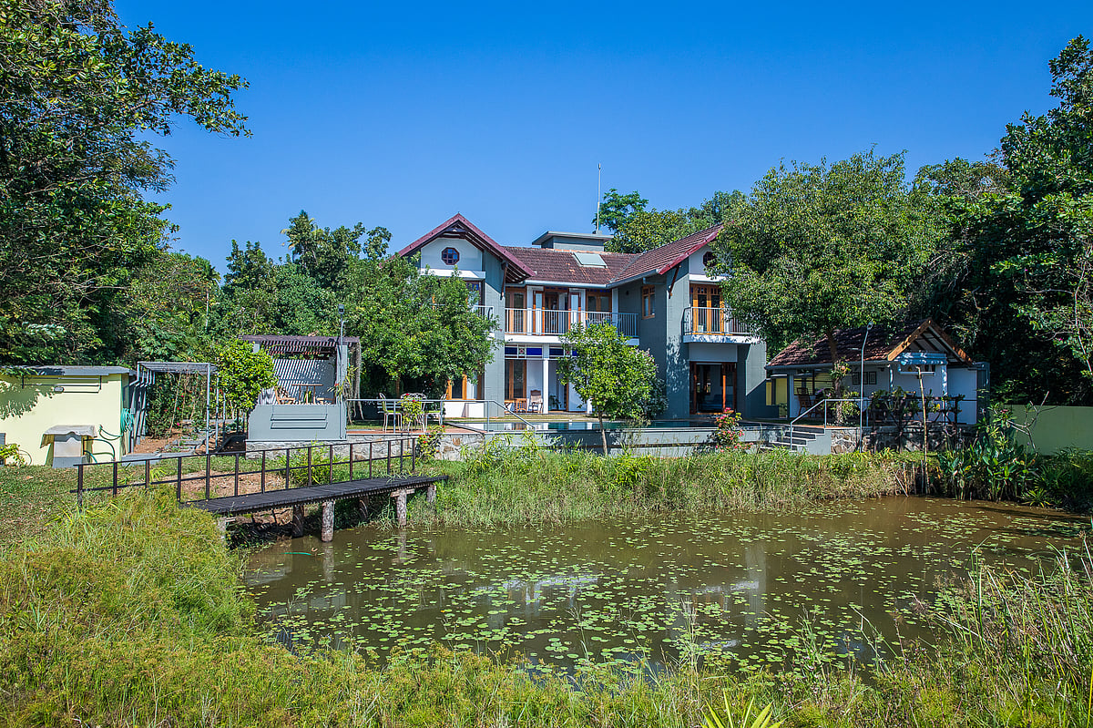 Hibiscus Villa is surrounded by a beautifully landscaped garden