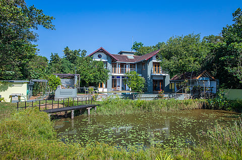 Hibiscus Villa is surrounded by a beautifully landscaped garden