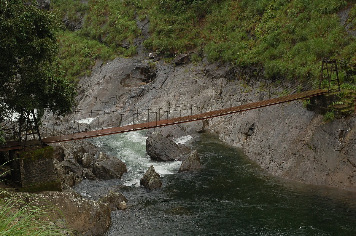 Hanging Bridge across the Kuntipuzha River – Silent Valley National Park