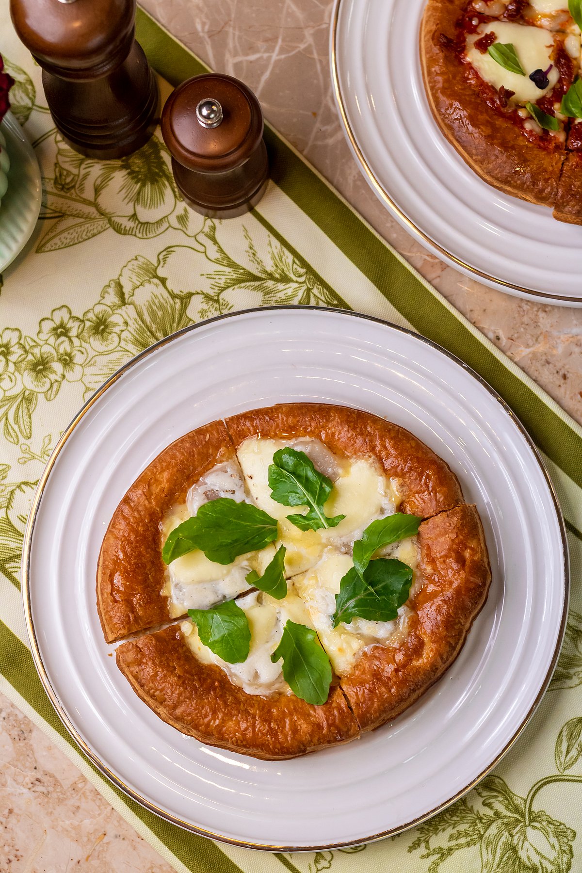 The Blanca flaky pizza 