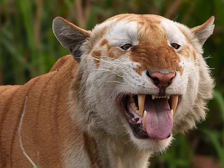 The golden tiger of Kaziranga National Park in Assam - sudhirshivaram/Instagram