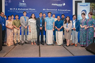 keralatourismofficial/Facebook : Dignitaries at the official declaration of the Look East campaign by Kerala Tourism and Malaysia Airlines