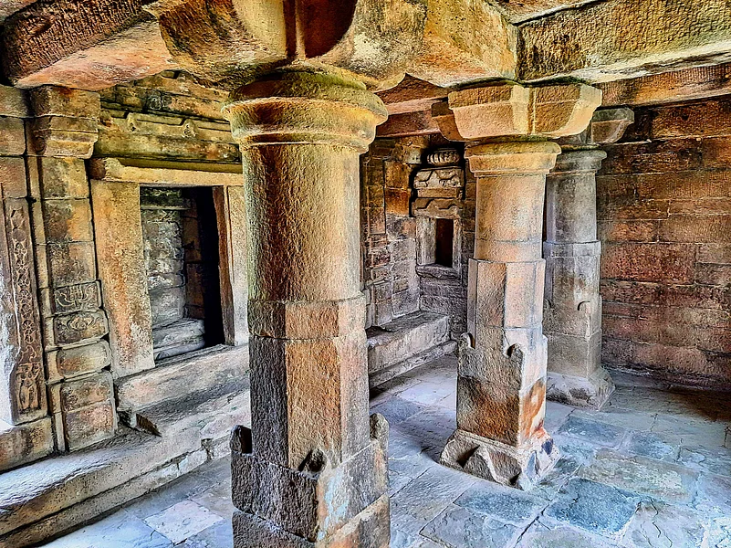 The intricate carvings on the doorways, pillars and walls of the Maniyan temple complex showcase the exceptional craftsmanship of bygone eras
