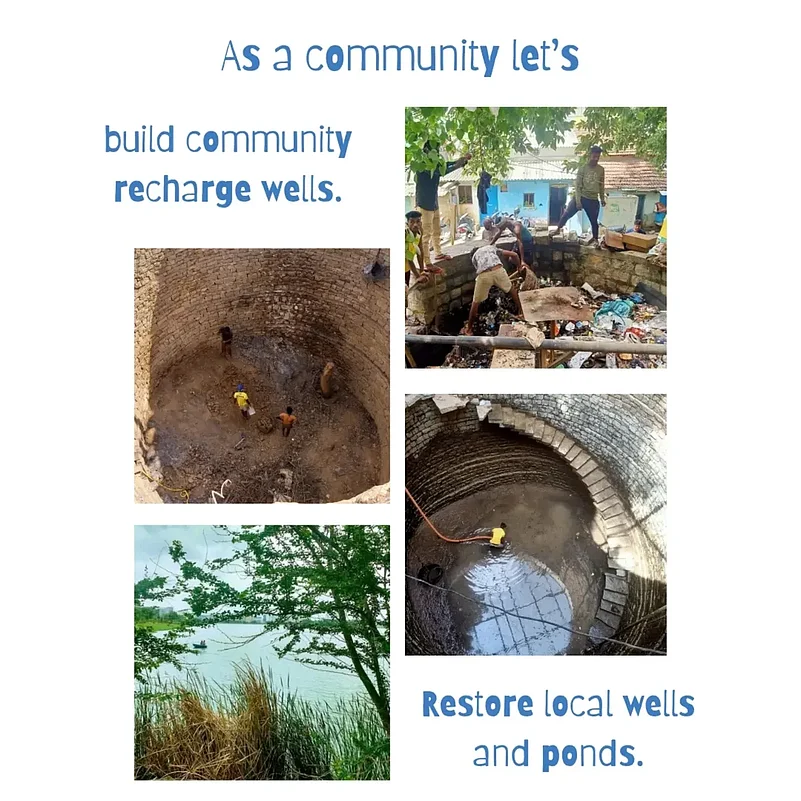 The Million Wells for Bengaluru campaign seeks to revive traditional well-digging practices and enhance groundwater recharge