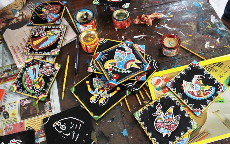 A tikuli art workshop