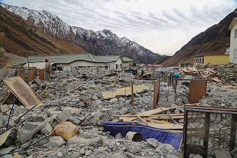The devastation of Kedarnath after the 2013 Uttarakhand cloudburst event