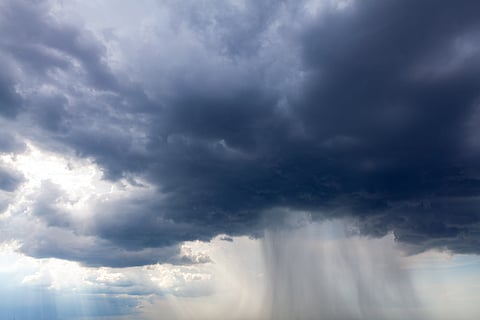 A cloudburst is a sudden occurrence of very heavy rainfall that is usually local in nature and of a brief duration