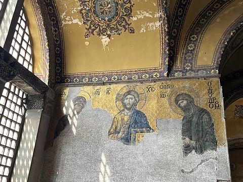 Murals in Hagia Sophia