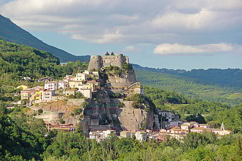 A view of Castle Pandone