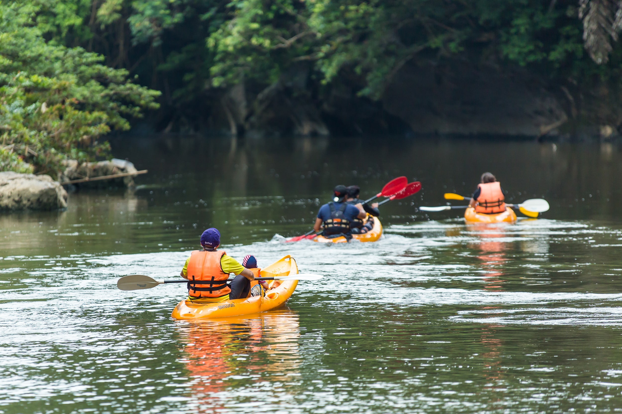 The Sarawak River is the perfect place for a kayaking adventure