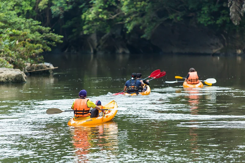 The Sarawak River is the perfect place for a kayaking adventure