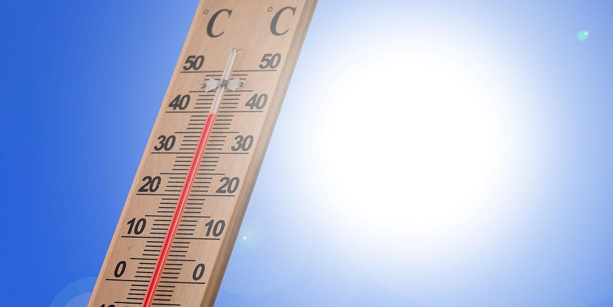 When temperatures soar 4.5 degrees higher than usual, it is termed as a heatwave.