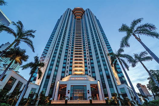 The Peninsula Bangkok, an award-winning luxury hotel in the Thai capital