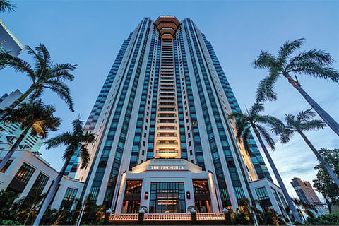 The Peninsula Bangkok, an award-winning luxury hotel in the Thai capital