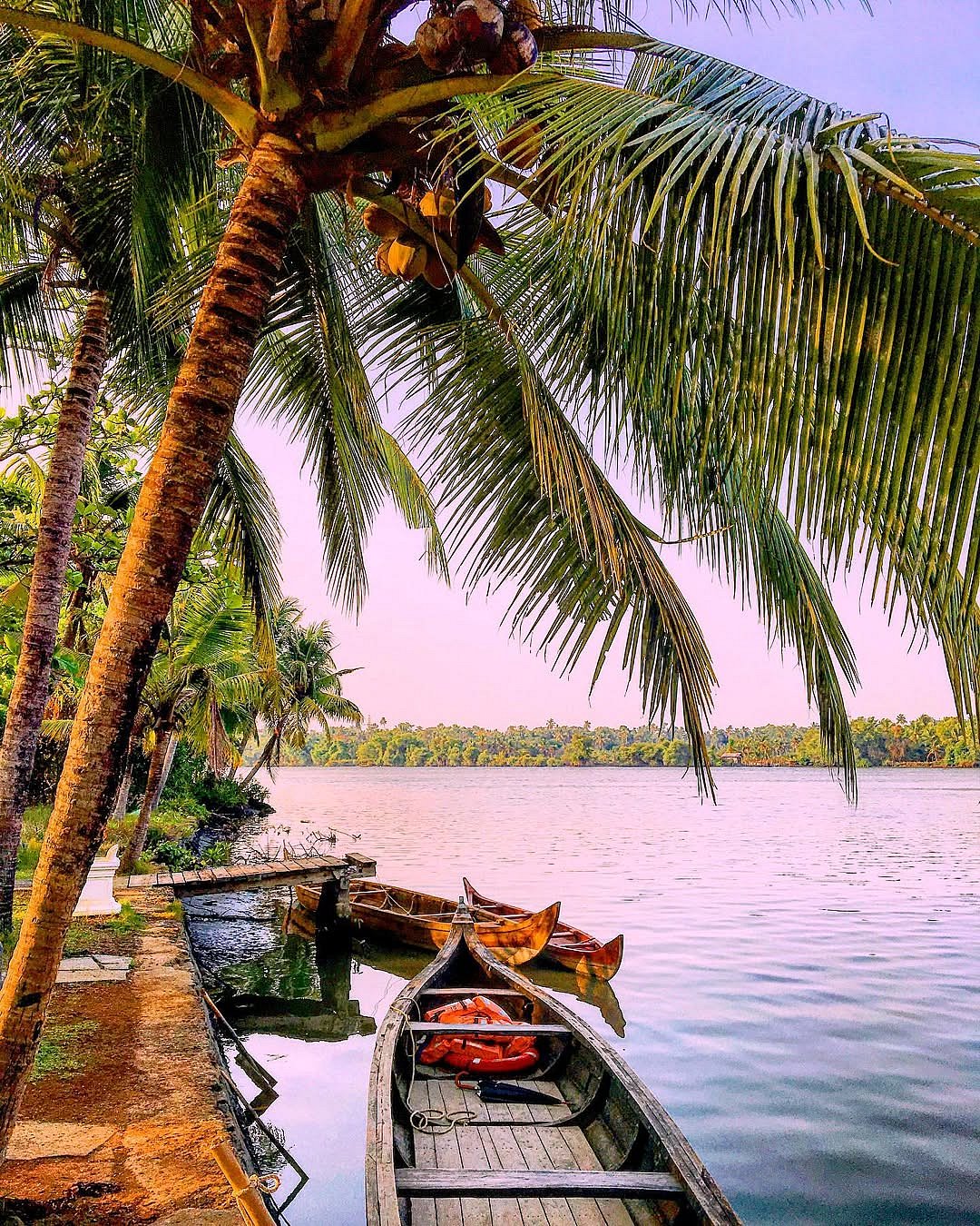 A view from Kakkathuruthu, Kerala