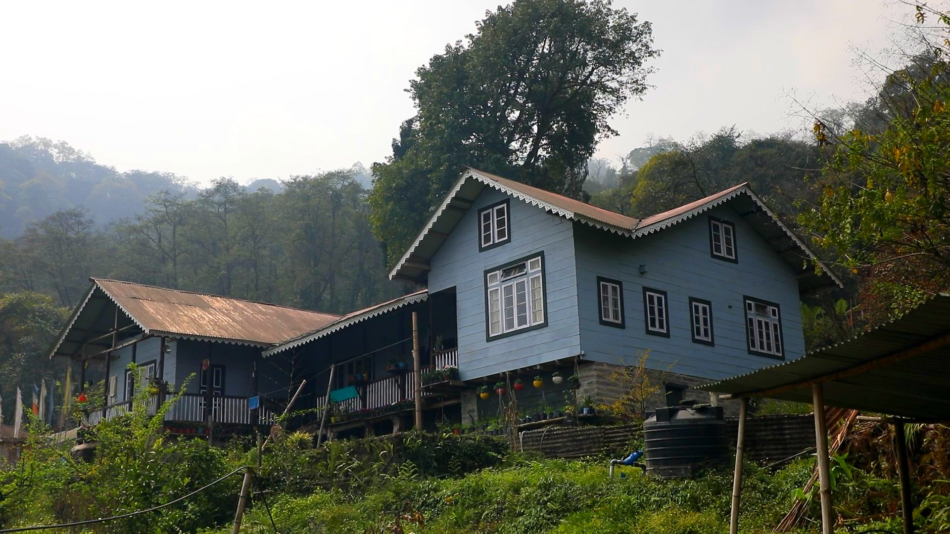Our homestay atop a mountain in Dzongu