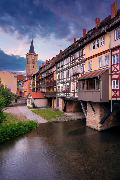 The Krämerbrücke in Erfurt