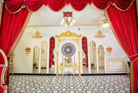 The interiors of this Jaipur-based hotel reflect a rich, Indo-European blend of artistry. 