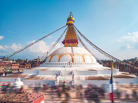 Kathmandu is filled with both chaos and tranquillity.