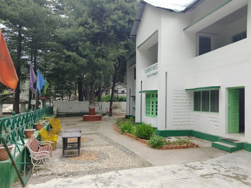 A GMVN resthouse in Gangotri, Uttarakhand