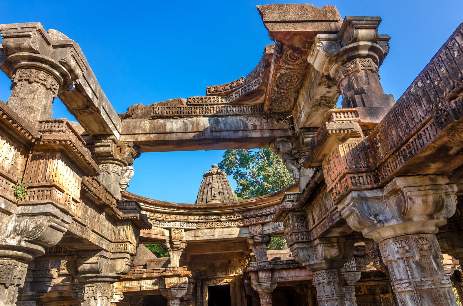 An ancient temple in the Polo Forest