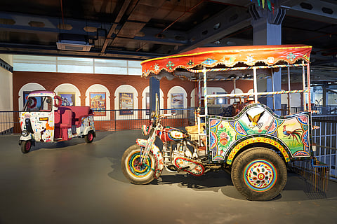 Public means of transport in the museum