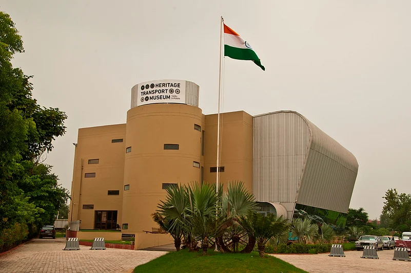 A view of the building