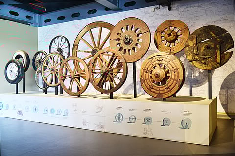 Story of the Wheel inside the museum