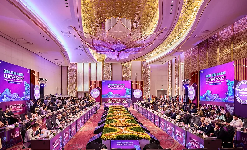 A MICE event at the Jio World Centre in Mumbai