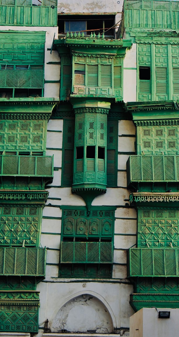 Shutterstock : The architecture of Al-Balad, the historic centre of Jeddah