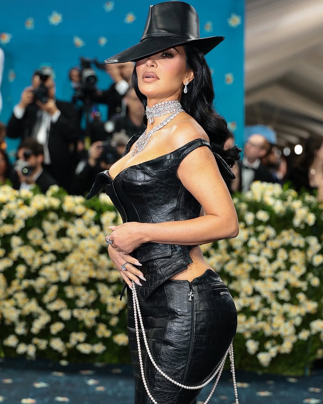 Kim Kardashian at the met gala 2025