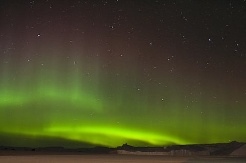 Aurora Australis in Antarctica