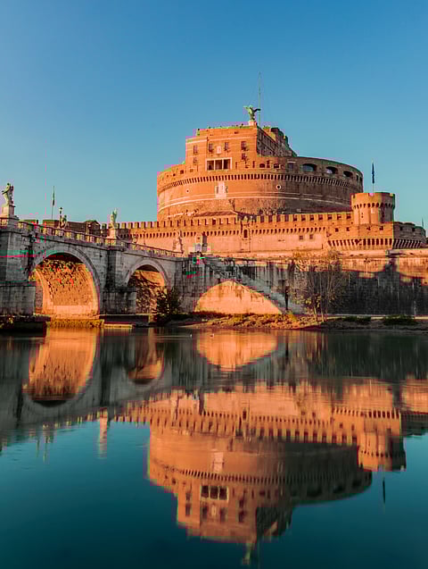 A view of Castel Sant'Angelo, Rome