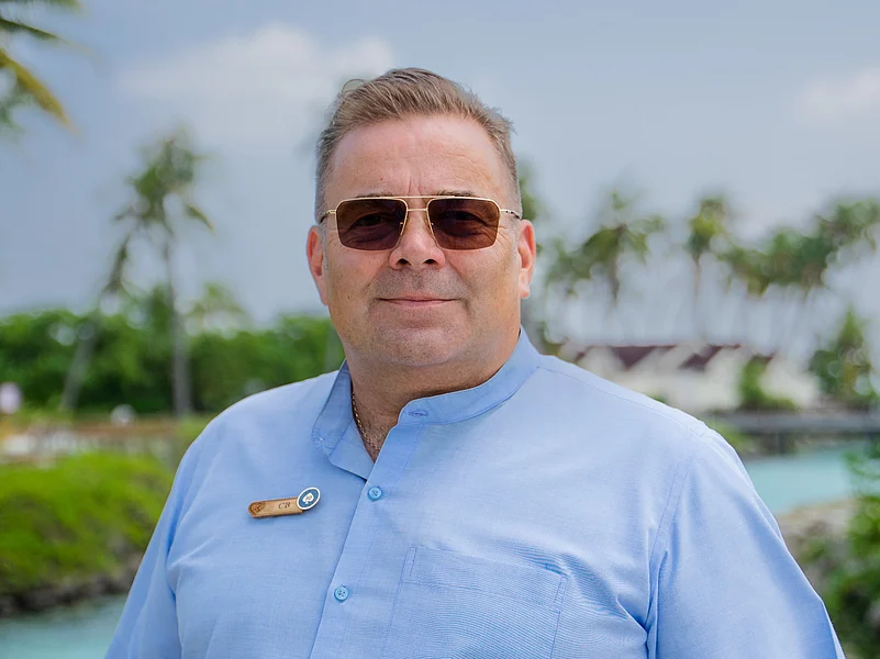 Christopher Baker, General Manager of OBLU SELECT Lobigili and OBLU XPERIENCE Ailafushi