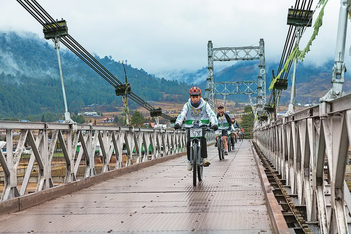 Cycle past monasteries and lush pine forests and feel the wind in your hair