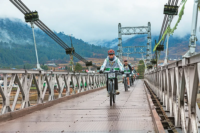 Cycle past monasteries and lush pine forests and feel the wind in your hair