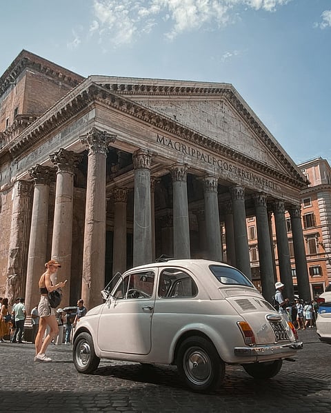 A view of the Pantheon