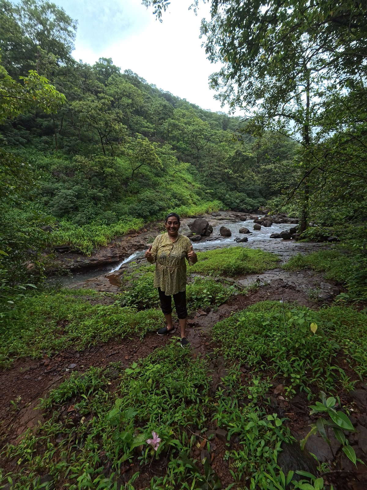 Mum, after a successful trek 