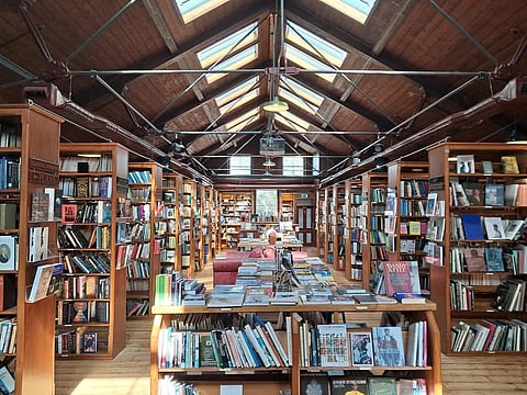 Richard Booth opened his bookshop on Lion Street in 1962