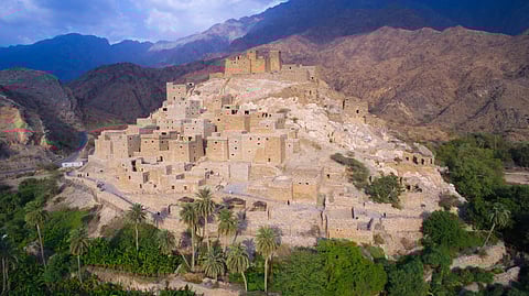 The Thee Ain Historical Village got the moniker "Marble Village" for the rocky outcrop upon which it is built