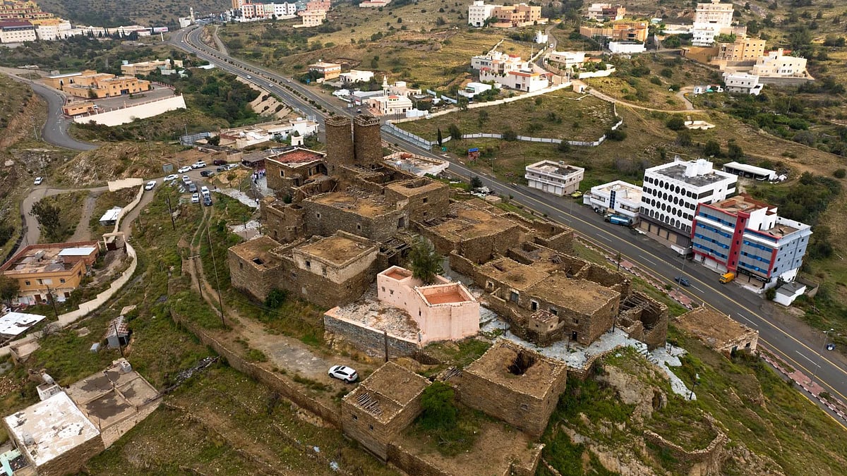 Al Malad Castle was built four centuries ago for military purposes