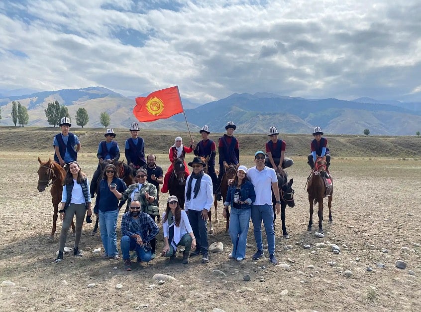 A trip organised by OneLatitude to Kyrgyzstan 