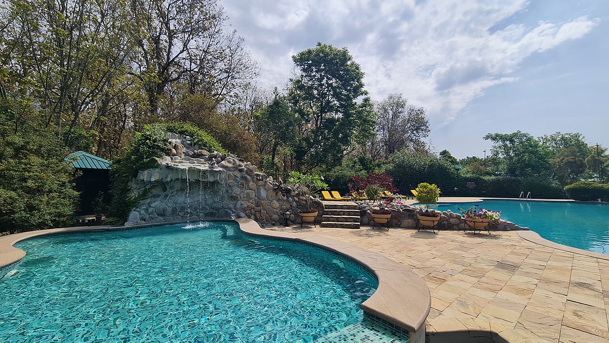 Aahana Resort has a temperature controlled pool