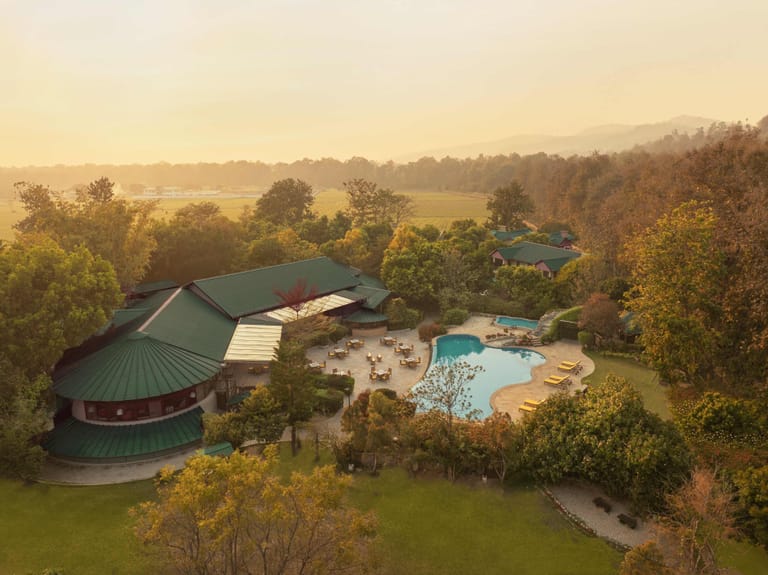 Aahana Resort, Jim Corbett National Park, is spread over 13 acres. - Sourced