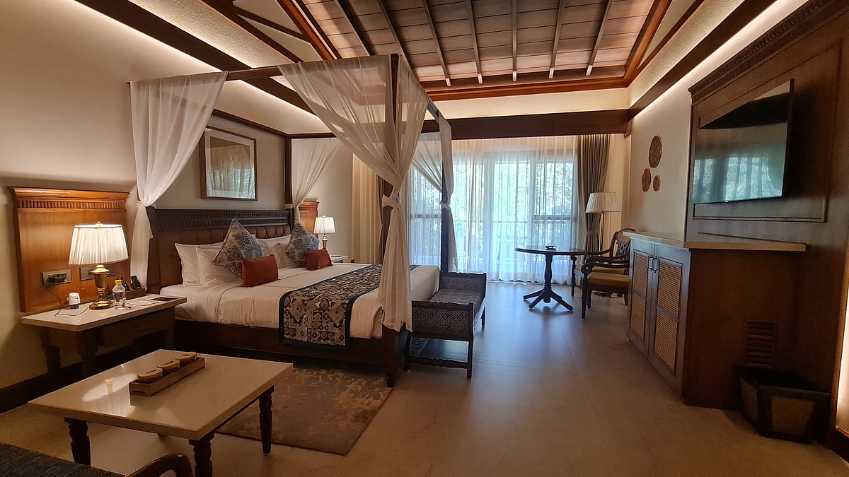 The rooms at Aahana Resort exude spaciousness