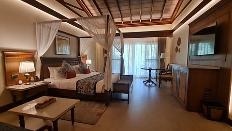 The rooms at Aahana Resort exude spaciousness