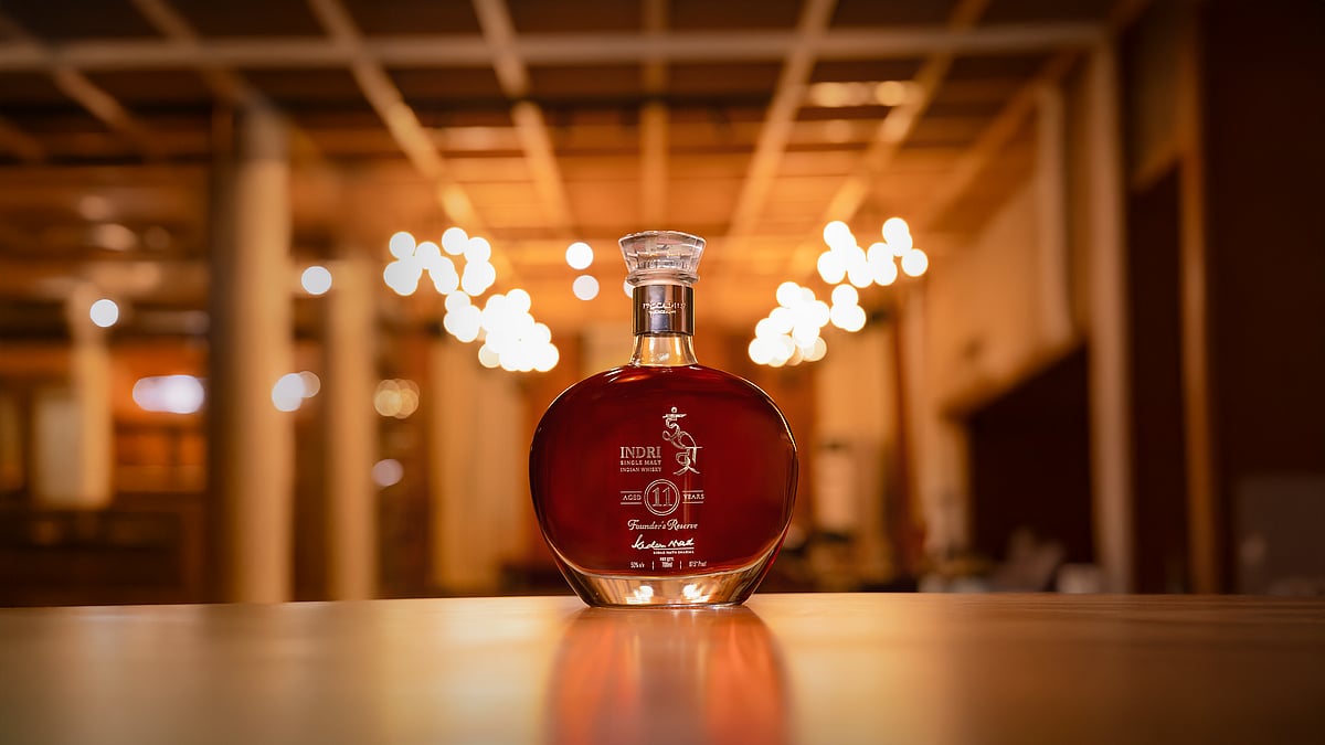 Indri : A Founders Reserve bottle of Indri Single Malt